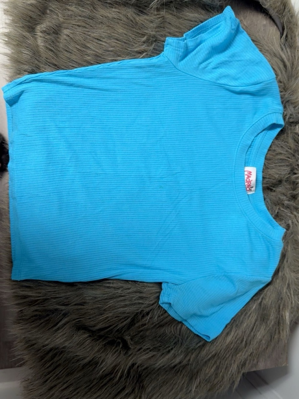 Moth Kids Short Sleeve Tee in Bright Turquoise